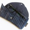 Eyeglass and Sunglass Pouch - White and Black - Image 4