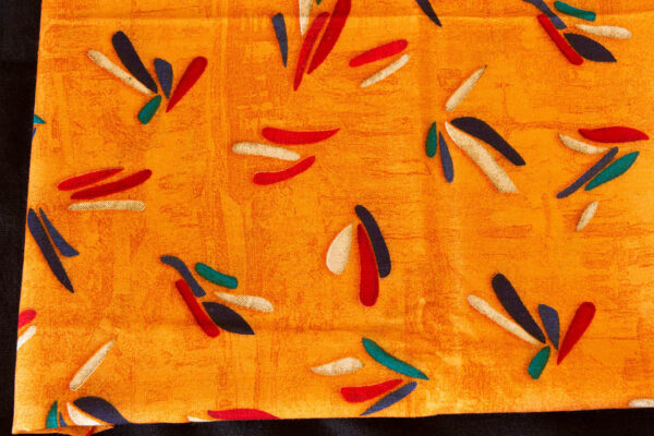 Fabric Abstract Print Orange 4 https://chaturango.com/soft-cotton-fabric-online-abstract-design-orange/