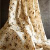 Magical Floral Print Cotton Fabric Online in 2022 - Beige - Image 3