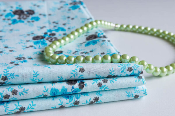 Fabric Blue Floral 4 https://chaturango.com/cotton-fabric-online-light-blue-floral-printed-soft/