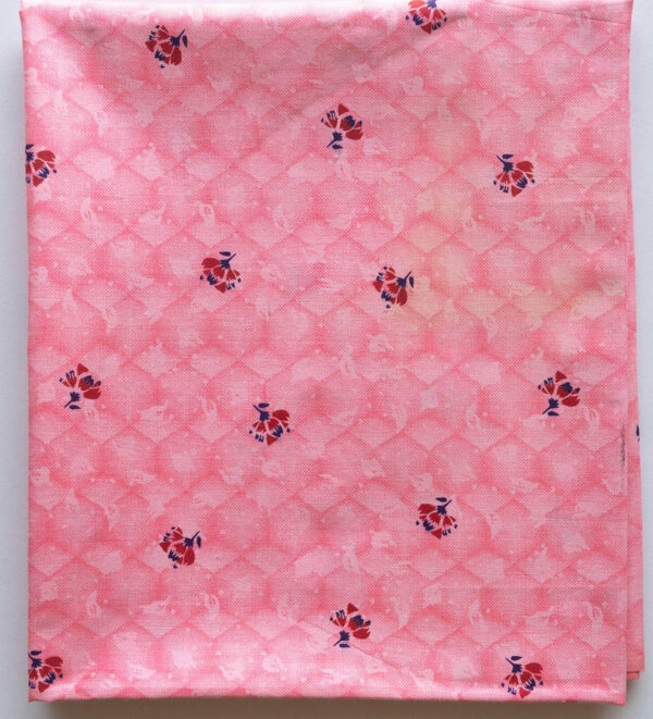 Fabric Dusty Pink Floral 2 https://chaturango.com/cotton-fabric-online-dusty-pink-floral/