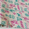 Astounding Egyptian Print Cotton Fabric Online in 2023 - White, Blue, Pink - Image 2