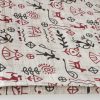 Astounding Egyptian Print Cotton Fabric Online in 2023 - White, Green, Maroon - Image 2
