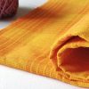 Elite Handloom Fabrics - Cotton Checkered Orange in 2021 - Image 2