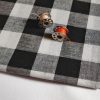 Elite Handloom Fabrics - Cotton Checks Black and White in 2021 - Image 2