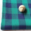Elite Handloom Fabrics - Cotton Checks Green and Blue in 2021 - Image 2