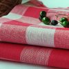 Elite Handloom Fabrics - Cotton Checks Red and White in 2021 - Image 3