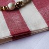 Elite Handloom Fabrics - Cotton Stripes Red in 2021 - Image 3