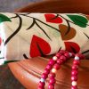 Beautiful Cotton Fabric Online in 2023 - Green Red Leafy - Image 4