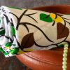 Superb Soft Cotton Fabric Online in 2023 - Green-Yellow-Brown Leafy - Image 4