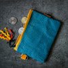 Awesome Jute Crossbody Bag Combo - Blue-Yellow Ric-Rac Design - Image 5
