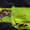 Exquisite Zari Sling Bag for Women - Grass Green - Image 3