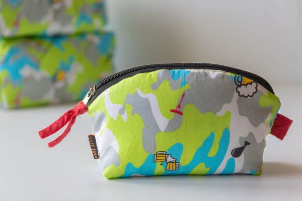 Pouch Boxy Green Blue Funny Print 4 https://chaturango.com/boxy-pouch-set-green-blue-funny-print/