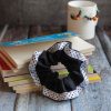 Handmade Black and White Scrunchie - Image 3