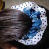 Amazing Blue Polka Scrunchie - Image 3