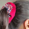 Handmade Red Chevron Scrunchie - Image 4
