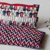 Slim Pouch Chevron Hand Block Printed - Image 4