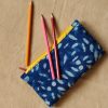Slim Pouch Indigo Hand Block Print - Image 2