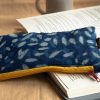 Slim Pouch Indigo Hand Block Print - Image 3