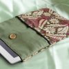 Fascinating iPad Sleeve Kalamkari Flowery Design - Image 2