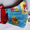 Awesome Kids' Winter Face Mask for 2023 - Blue Cartoon Flannel - Image 2