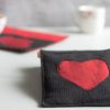 Heart Themed Great Red Coaster Set (5 pieces) - Image 3