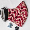 Handmade Cotton Mask Bandhani Red