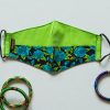 3 Handmade Cotton Masks dual fabric Set3 - Image 2