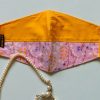 3 Handmade Cotton Masks dual fabric Set3 - Image 4