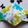 Handmade Cotton Mask Floral White - Image 2