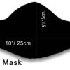 Graceful Cotton Face Mask for Women in 2022 - Red with Lacework - Image 5