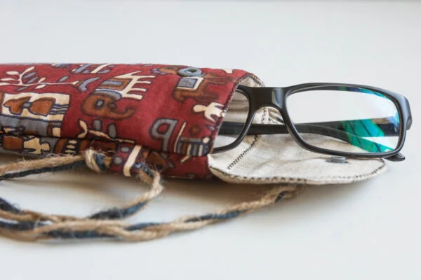 Exclusive Eyeglass and Sunglasses Case in 2023 - Kalamkari Figure - Image 3