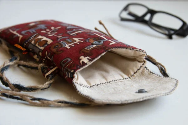 Exclusive Eyeglass and Sunglasses Case in 2023 - Kalamkari Figure - Image 4