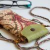 Eyeglass and Sunglass Pouch-Kalamkari Floral - Image 5