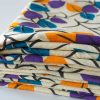 Beautiful Cotton Fabric Online in 2023 - Purple Yellow Leafy - Image 4