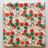 Exclusive Leaf Pattern Cotton Fabric Online in 2023 - Red and Green - Image 2
