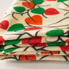 Exclusive Leaf Pattern Cotton Fabric Online in 2023 - Red and Green - Image 3