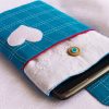 Fascinating Blue iPad Sleeve made of fabric - Image 2