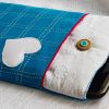 Fascinating Blue iPad Sleeve made of fabric - Image 3