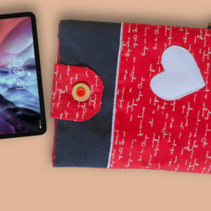 Attractive soft red tablet sleeve