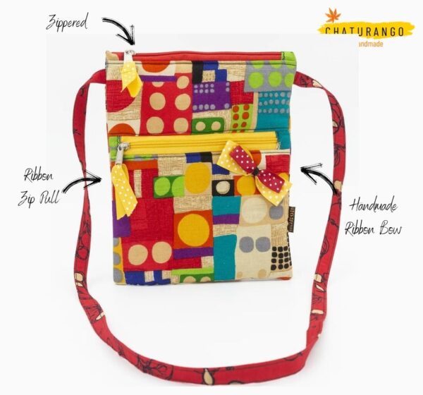 Happy Princess Abstract Red 2 https://chaturango.com/sling-bag-for-girls-abstract-print/