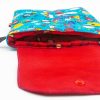 Happy Princess Blue Sling Bag for Girls-Heart Embossed - Image 3