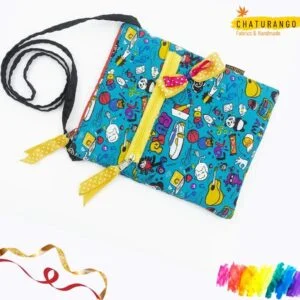 Chaturango - Buy Blue Sling Bag for Girls Online at best price