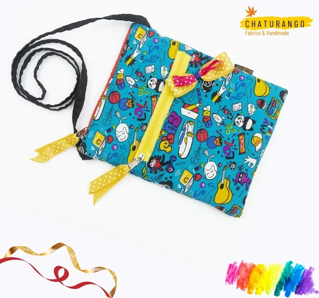 Chaturango - Buy Blue Sling Bag for Girls Online at best price