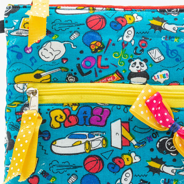 Happy Princess Blue Kids 5 https://chaturango.com/blue-sling-bag-for-girls-object-printed/