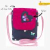 Happy Princess Purple Sling Bag for Girls - Heart Embossed - Image 2