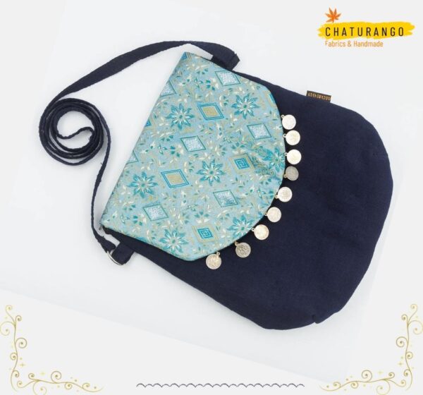 Chaturango - Buy Blue Sling bag for Women Online at best price
