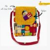 Happy Princess Sling Bag for Girls - Heart Embossed - Image 2
