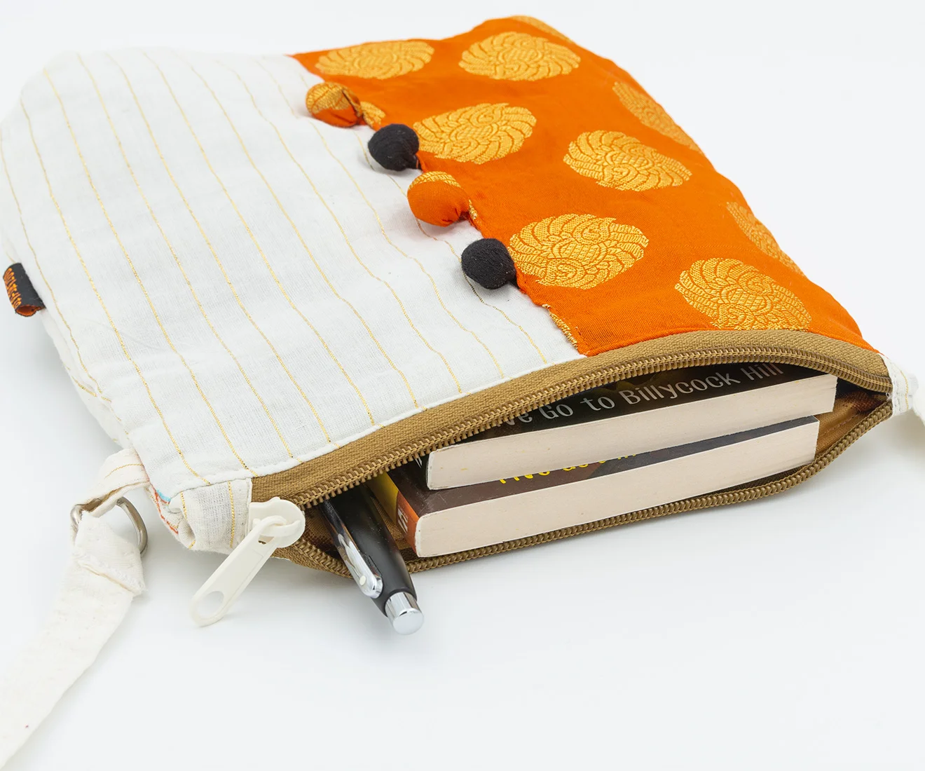 Attractive Gaiety Orange Sling Bag 5 Attractive Gaiety Orange Sling Bag - Image 5