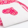 Happy Princess Pink Sling Bag for Girls - Heart Embossed - Image 5